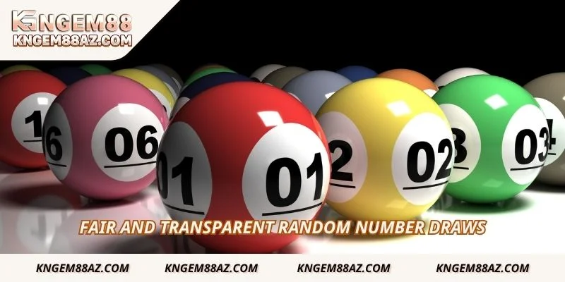 Fair and transparent random number draws