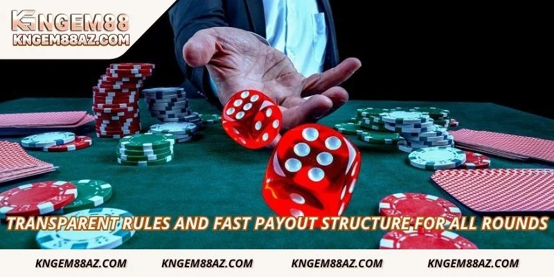 Transparent rules and fast payout structure for all rounds