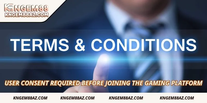 User consent required before joining the gaming platform